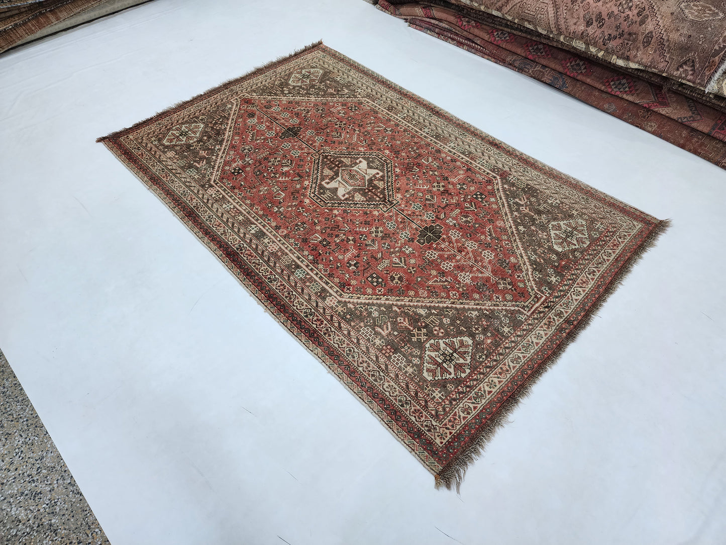Vintage Persian Qashqai Rug | Authentic Hand-Knotted Tribal Art