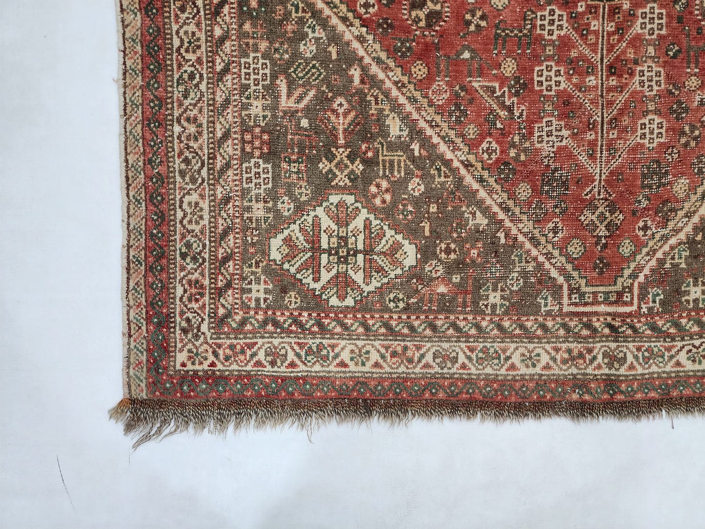 Vintage Persian Qashqai Rug | Authentic Hand-Knotted Tribal Art