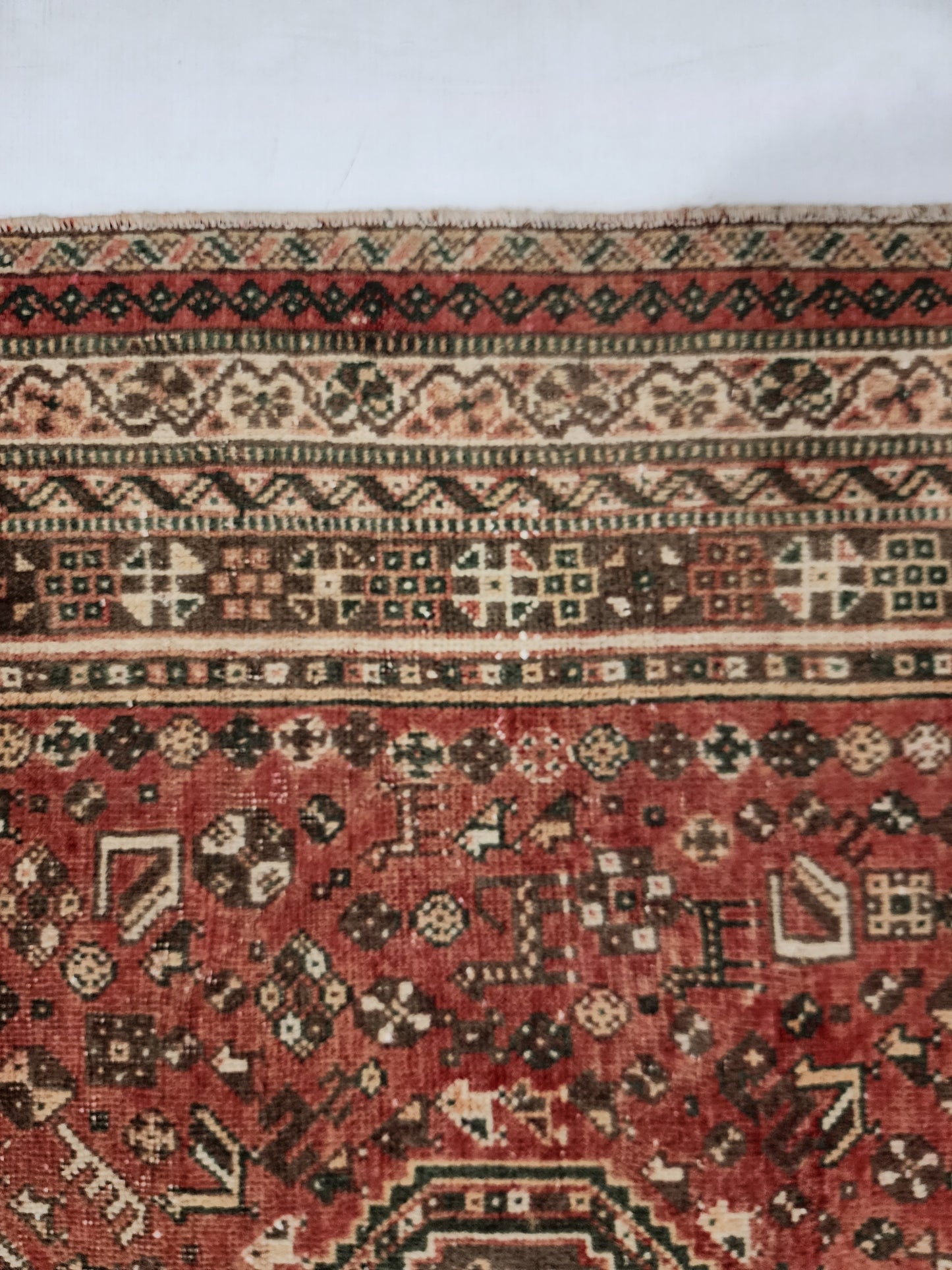 Vintage Persian Qashqai Rug | Authentic Hand-Knotted Tribal Art