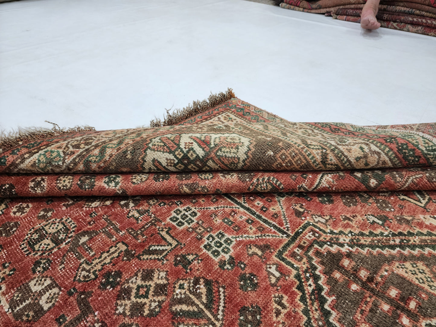 Vintage Persian Qashqai Rug | Authentic Hand-Knotted Tribal Art