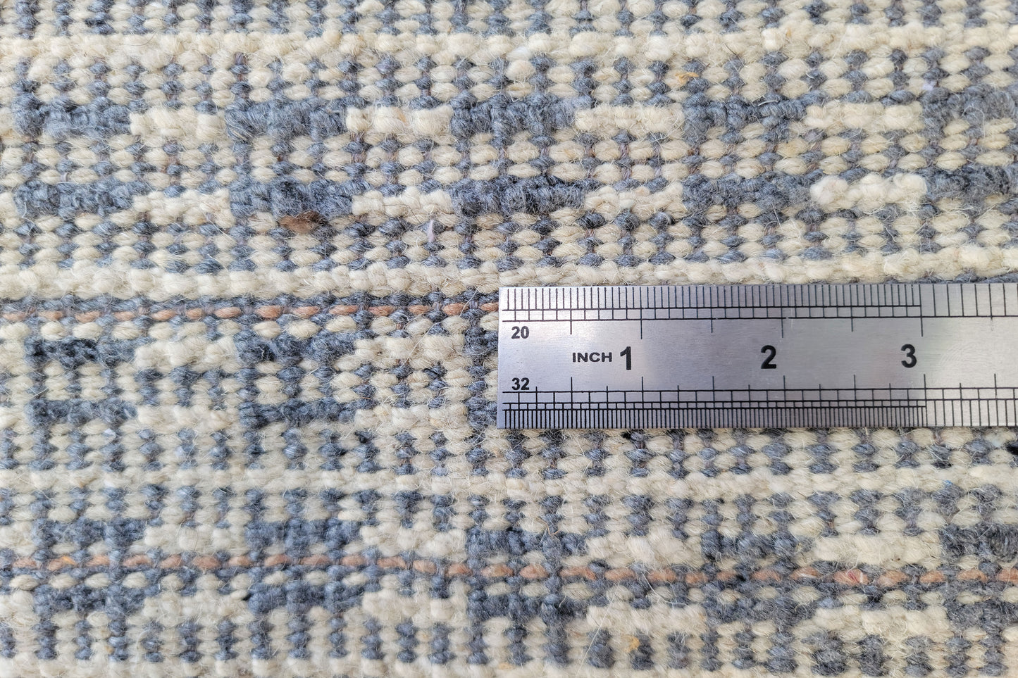 Vintage Moroccan Berber Beni Ourain Area Rug – Hand-Knotted Neutral Tribal Rug