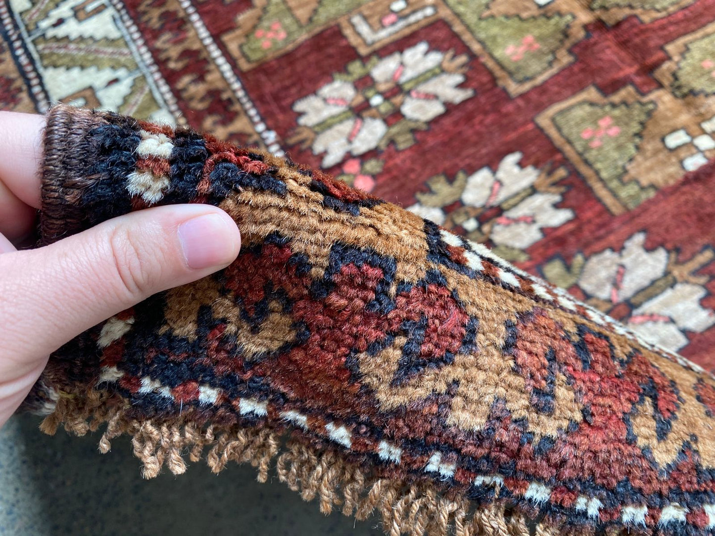 Vintage Hand-Knotted Heritage Rug - Premium Wool