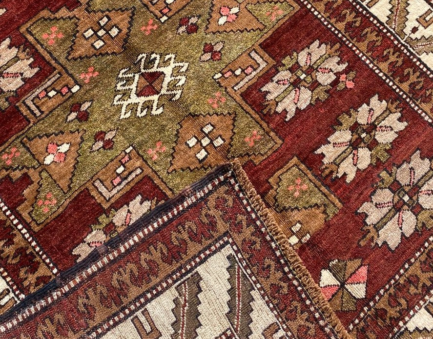 Vintage Hand-Knotted Heritage Rug - Premium Wool